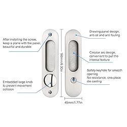 Pocket Door Lock with Key,Pocket Door Lock Hardware