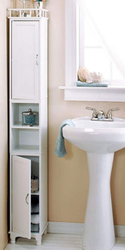 Amazon Com Slim Storage Cabinet Home Kitchen