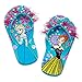 Disney Store Girls Anna & Elsa - Frozen - Flip Flops, Blue, Size 11/12