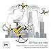 Holy Stone HS150 Bolt Bee Mini Racing Drone RC Quadcopter RTF 2.4GHz 6-Axis Gyro with 50KMH High Speed Headless Mode Wind Resistance Includes Bonus Battery