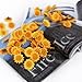 100x Artificial Gerbera Daisy Flowers Heads for DIY Wedding Party (Yellow)
