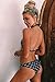 CUPSHE Women's Black Lace Up Halter Padding Bikini Set (L)