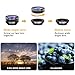 Camera Lens Kit, Stoon 180° Fisheye Lens & 15X Macro Lens & 0.65X Super Wide Angle Lens Clip-on Cell Phone Lens for iPhone Xs Max, Xs, X, 8, 8 Plus,7, 7 Plus,6, 6 Plus, Samsung Note 9/8, S9 Plus, etc.