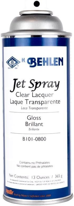 Behlen Jet Spray Clear Lacquer - Gloss (6-Pack)
