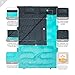 TETON SPORTS Cascade Double Sleeping Bag; Queen Size Sleeping Bag for Backpacking, Camping, Hiking, and Travel; with 2 Pillows; Lightweight Mammoth Double Bag; Teal; Compression Sack Includedthumb 3