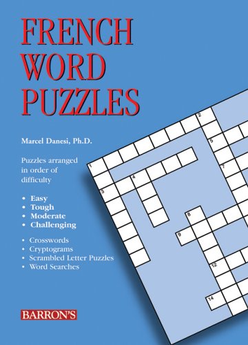 French Word Puzzles (Foreign Language Word Puzzles) by Marcel Danesi Ph.D.