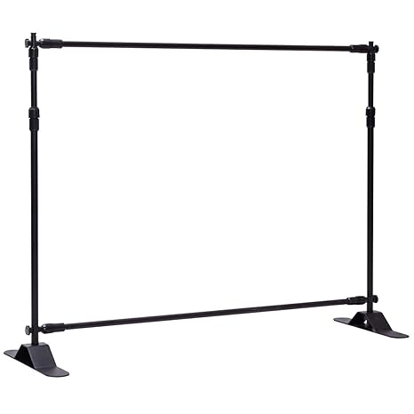 Amazon Com 8 X8 Banner Stand Adjustable Telescopic Backdrop