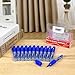 SKYGLORY Dry Erase Markers, Dry Erase Pens,Low Odor,Bullet Tip,Medium Point,12-count Blue