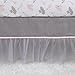 NoJo Ballerina Bows 4 Piece Nursery Crib Bedding Set, Pink/Silver/White