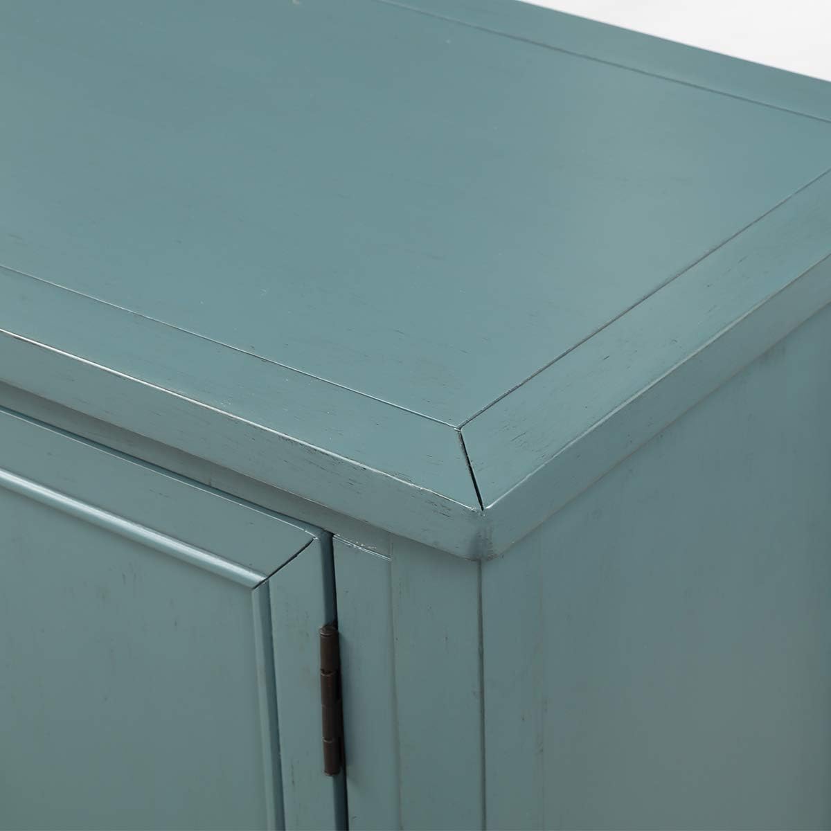 Merax Console Sofa Table Sideboard with Storage Drawers Cabinets and Bottom Shelf for Living Room, Kitchen, Entryway/Hallway, Blue: Furniture & Decor