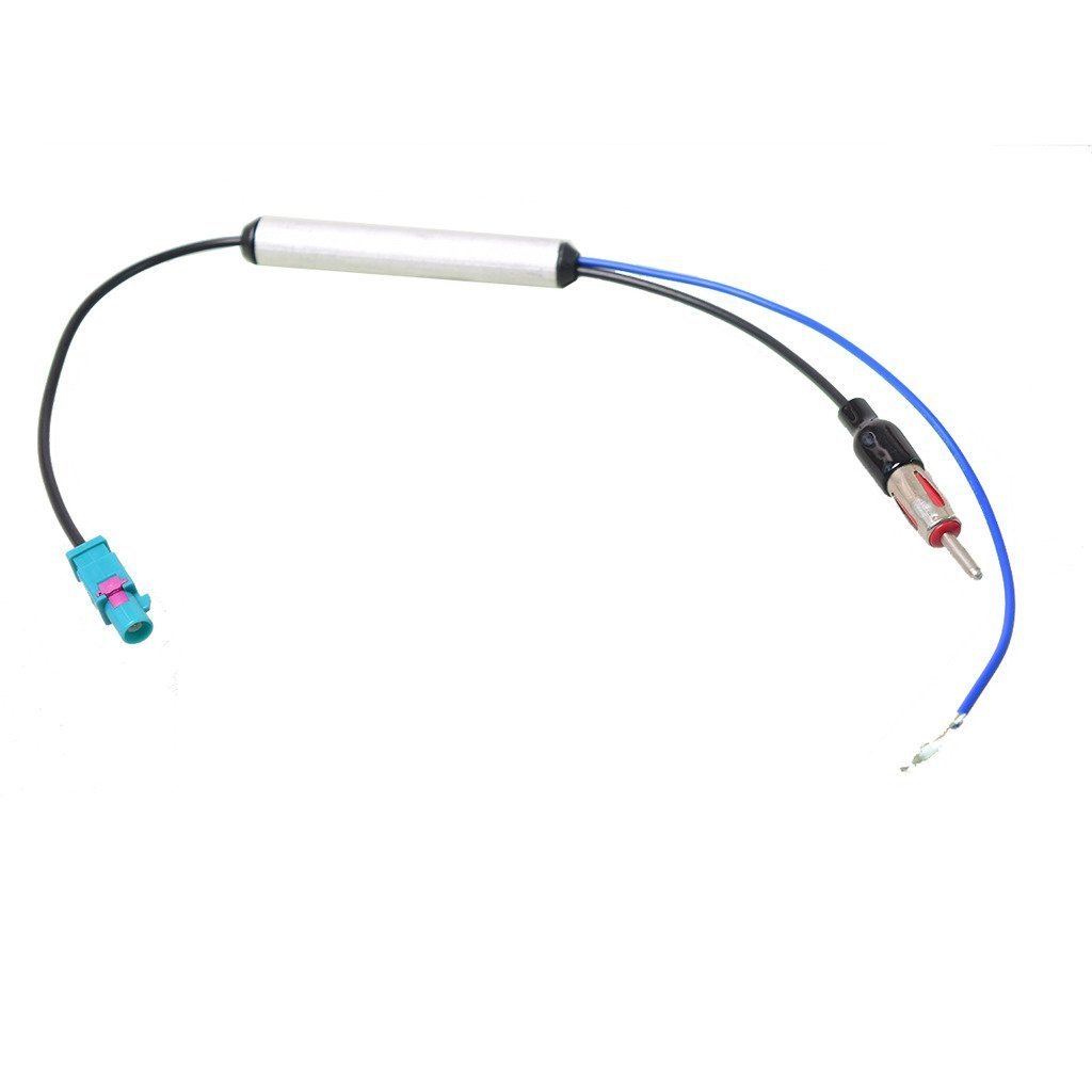 Cocar CAR RADIO ANTENNA ADAPTER Cable FAKRA To AM/FM Coax Plug Male for AUDI VW SKODA BMW After-market GPS Navi DVD Stereo Head Unit Signal Amplifier