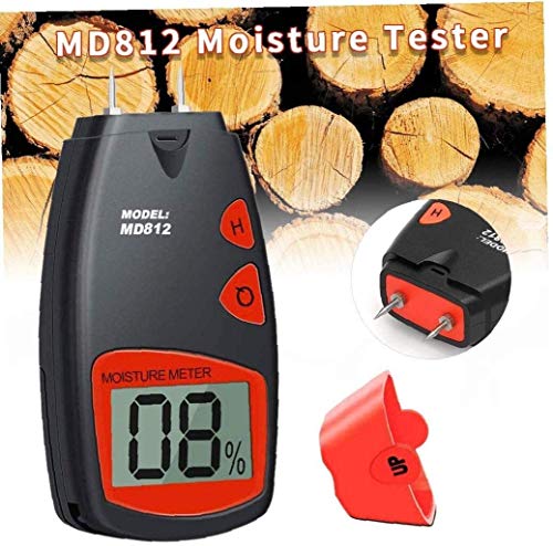 XINGDONG Holzfeuchtigkeitszähler Luftfeuchtigkeit Prüfdetektor Feuchtigkeitsprüfdetektor mit LCD-Display für Wände… – Bild 8