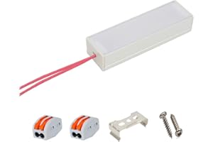 E ENERSYSTEC 50 Watt 25 Ohm Wirewound Resistor, 50W 25 Ohm Wire Wound Resistor Chassis Mount Resistor, 50 Watts 25 Ohm Wirewound Resistor Aluminum Case, 50W 25Ohm Resistor, 50watts 25ohm Resistor, 50 Watt 25 Ohm