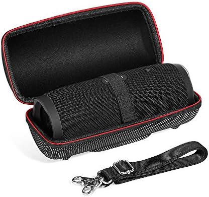 Poschell Black Travel Zipper Portable Hard Carry Case for JBL charge 3 Wireless Bluetooth Speaker