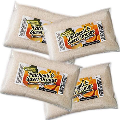 Regent House SIMMERING GRANULES (4 packs) (Patchouli and Sweet Orange)