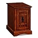 Leick Home Mission End Table, Solid Wood, 1-Door Cabinet, Narrow, Easy-Assembly, For Living Room/Bedroom, Mission Oak, 20.0 in. L x 15.0 in. W x 23.0 in. H, 82401