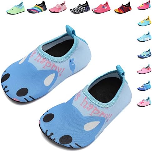 DREAM KIDS Swimming Water Shoes Boys&amp;Girls Aqua Barefoot Quick-Dry Sock for Beach Pool Surfing Yoga(Toddler,Little Kid)