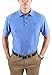 Urban Fox Men's Golf Shirts for Men | Short Sleeve Performance Polo Shirts for Men | Heather Dry Fit | Moisture Wicking | Blue X-Large