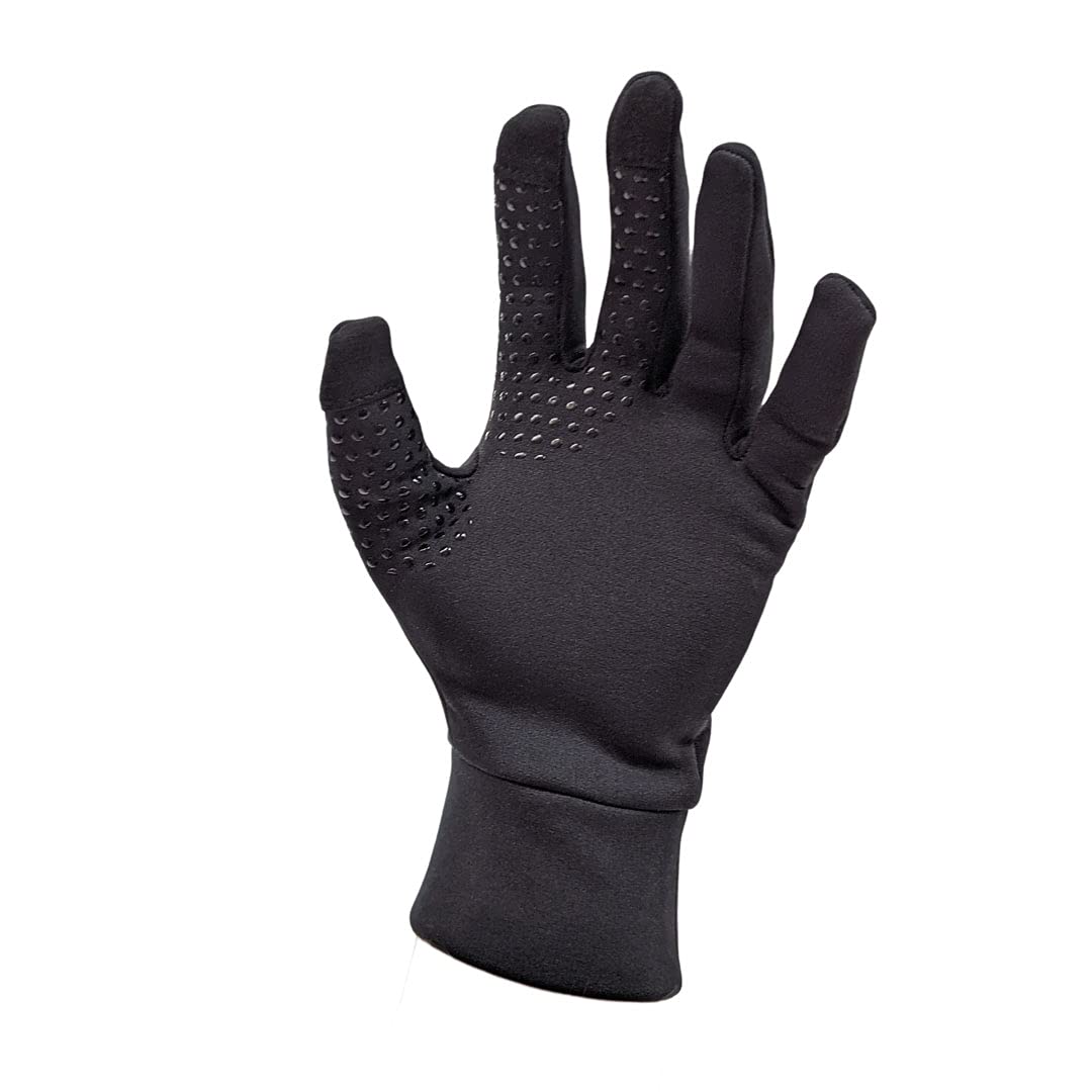 SUB ZERO Factor 2 Plus Touchscreen Thermal Insulating Liner Gloves With Silicon Print Grip (XLarge)