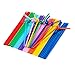 Zcargel Colorful Flexible Disposable Extra Long Drinking Straw Plastic