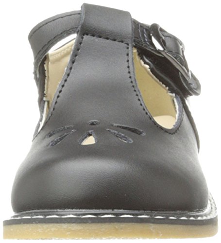 Baby Deer Stichout TS T-Strap Sandal (Infant/Toddler/Little Kid),Black,3 M US Infant