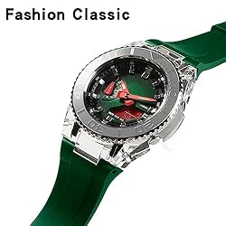 Neuupesen GA2100 Transparent Case with Metal Bezel