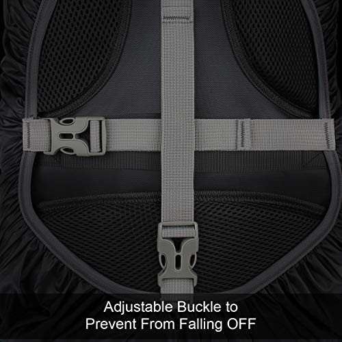 RYACO 15-50L rugzak regenhoes met antislip kruis gesp en reflecterende strepen voor kamperen, wandelen, reizen, fietsen… - Image 5