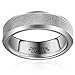 Tungsten Ring Mens Wedding Band 4mm/6mm/8mm Black/Rose Gold Plated Matte Finish Brushed Polish/Beveled/Edge Comfort Fit