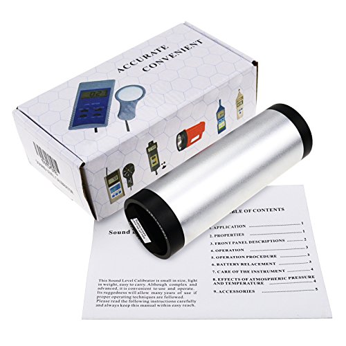 1 Sound+Acoustical+Calibrator+output+levels