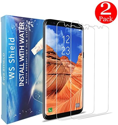 Galaxy S8 Plus Screen Protector, Automoness Full Coverage HD Ultra Clear Anti-Bubble Wet Applied 3D Galaxy S8 Plus Screen Protector for Samsung Galaxy S8 Plus [Case Friendly] [Not Glass] (2-Pack)