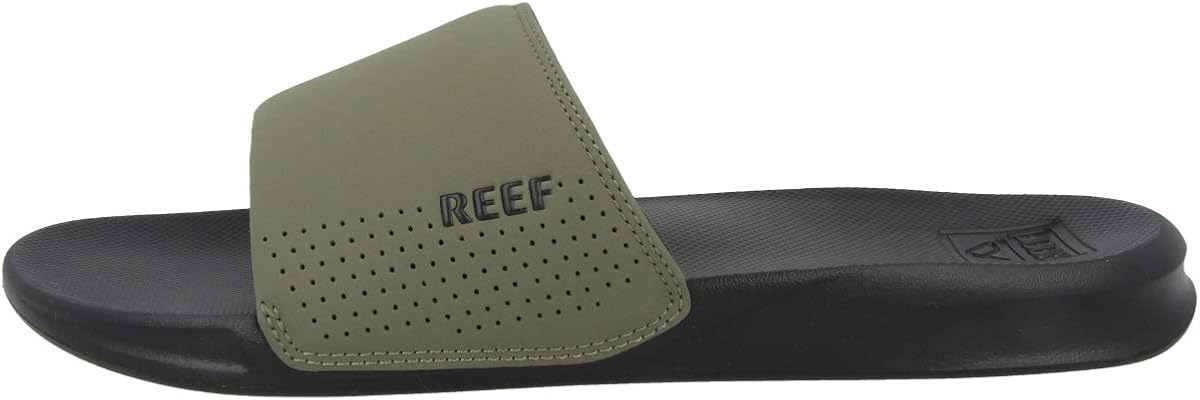 REEF Men's Flip Flop Slide Sandal, Black: Shoes