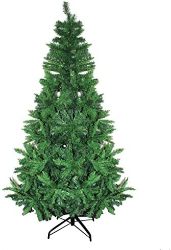 Hinged Christmas Tree With Metal Stand Artificial Holiday Decorations (6 feet 1200 tips)