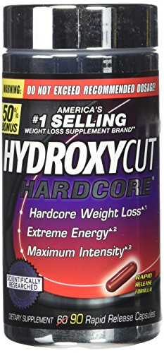Hydroxycut Hardcore Weight Loss Rapid-Release Capsules, 90 Count