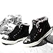 VILOCY Men's Warm Suede Leather Snow Boot Fur Lined Lace Up Ankle Sneakers High Top Shoes
