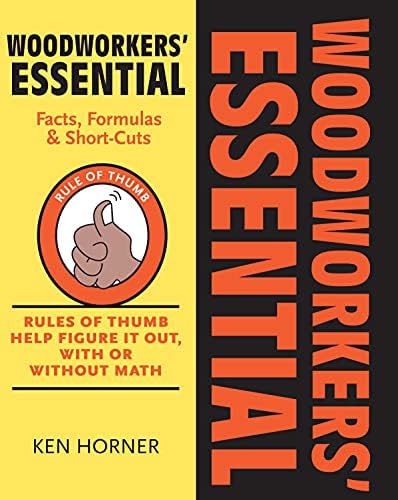Woodworkers' Essential Facts, Formulas & Short-Cuts: Rules of Thumb Help Figure It Out, With or Without Math (Fox Chapel Publishing) Drawing to Scale, Golden Ratio, Conversions, Measuring, and More