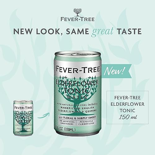 Fever Tree Elderflower Tonic Water Premium Quality Mixer Refreshing