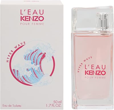 Kenzo L'Eau Hyper Wave Pour Femme Eau de Toilette 50ml New Perfume
