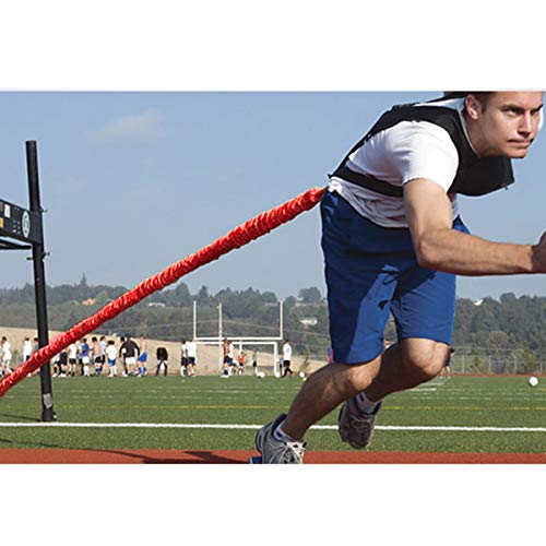 Fito Acceleration Speed Cord Resistance Bungee Band Running Training Band Equipment for Improving Speed Strength Power and Agility, Red