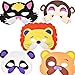 Joyin Toy 24 Pieces Assorted Foam Animal Masks for Birthday Party Favors Dress-Up Costume