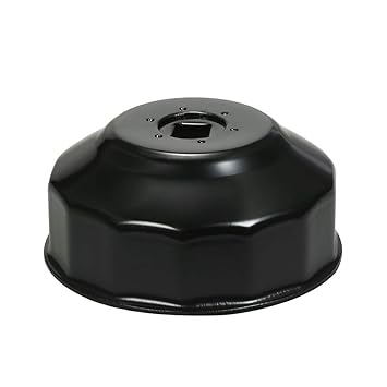 Anself 76mm x 15 Flutes Oil Filter Wrench Cup Socket Type Cap Remover Tool