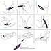 YETRUN G-Spot Rabbit Waterproof Rechargeable Dildo Vibrator Adult Sex Toys for Women - Dual Motor Clitoris Stimulator Personal Electric Wand Massagers Sex Things for Couples (Purple)