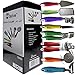 8 Pieces Kitchen Gadget Tools Set by Chefcoo - Stainless-Steel Utensils Chef Cooking Set - Peeler, Knife, Pie Server, Can Opener, Pizza Cutter, Grater, Knife Sharpener & Garlic Press