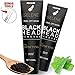Selene Black Mask [2-Pack] - Charcoal Peel Off Mask, Blackhead Remover Kit With Aloe Vera, Includes Black Head Extractor Tool Kit