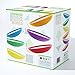 Primrose Colorful Pasta Bowls by Madero Kitchen - Set of 6 PREMIUM Ceramic Pasta Bowls - 9.3 Inches - 100% Secure Packaging - BEAUTIFUL DESIGN and 6 DIFFERENT COLOURS! Also individual items available.