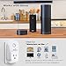 Jinvoo Wi-Fi Smart Plug Wireless Outlet, Remote Control Your Devices, No Hub Required, Compatible with Alexa Echo, Works with Google Home