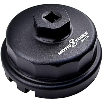 Motivx Tools Oil Filter Wrench for Toyota, Lexus, and Scion 2.0 To 5.7 Liter Engines with 64mm Cartridge Style Oil Filter System - Perfect for Camry, RAV4, Tacoma, Highlander, Sienna, Tundra, and More
