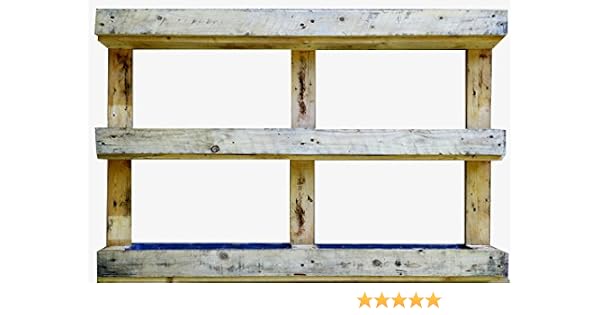 AD servicios Jardinera Vertical de Palet Reciclado 120x81x13 cm ...
