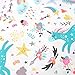 Girls Sleeveless Casual Dress Kids Holiday Party Summer Dresses 4-13 Years (Unicorn, Small (4-5T))