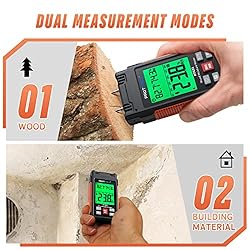 Protmex HT633 Digital Wood Moisture Meter, Water