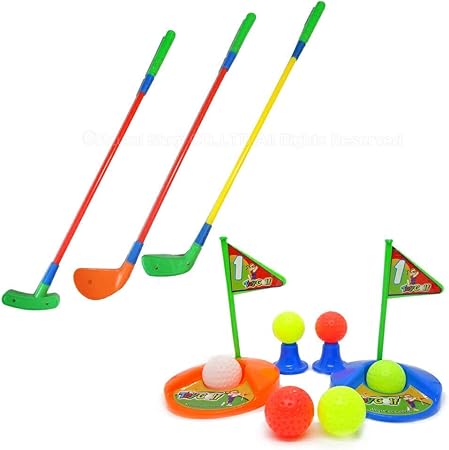 Amazon キッズ ゴルフセット 子供 おもちゃ ゴルフ クラブ ドライバー アイアン パター ゴルフボール ゴルフ おもちゃ